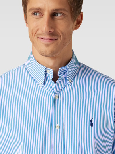 Polo Ralph Lauren Freizeithemd mit Streifenmuster Hellblau 3