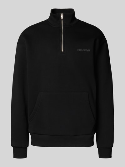 REVIEW Bluza ze stójką i zamkiem błyskawicznym Czarny 2