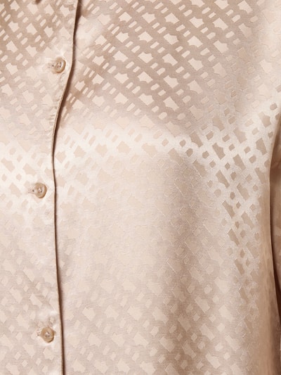 BOSS Relaxed fit pyjamatop van pure viscose, model 'B MONOGRAM' Beige - 2