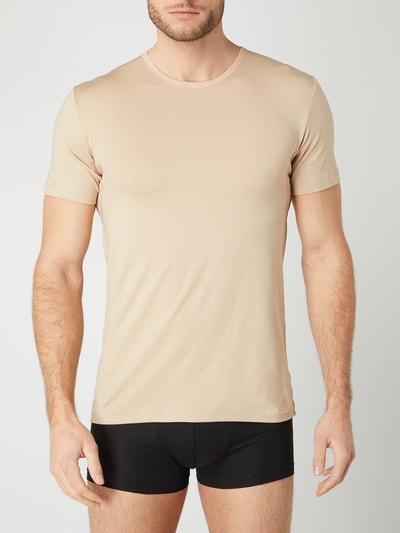 Mey T-shirt met stretch, model 'Het onderhemd' Ecru - 3