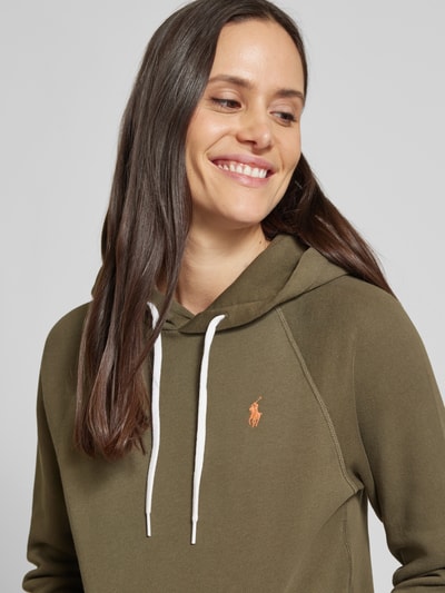 Polo Ralph Lauren Hoodie mit Label-Stitching Oliv 3