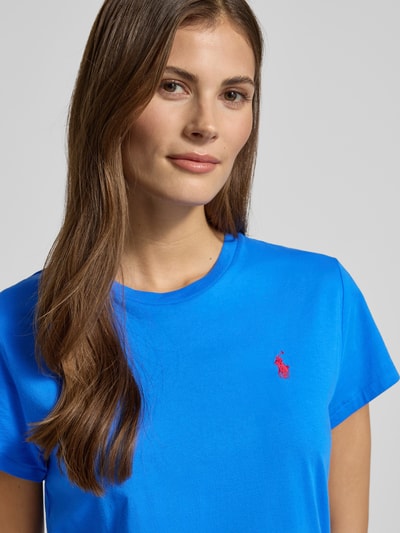 Polo Ralph Lauren T-shirt met labelstitching Bleu - 3
