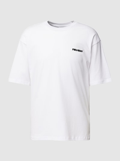 REVIEW T-shirt met ronde hals Wit - 2