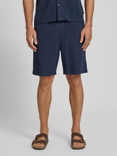s.Oliver RED LABEL Relaxed Fit Stoffshorts aus einer Baumwolle Marine 4