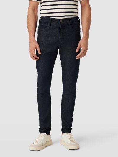 ELIAS RUMELIS Jeans met 5-pocketmodel, model 'Dave' Donkerblauw - 4