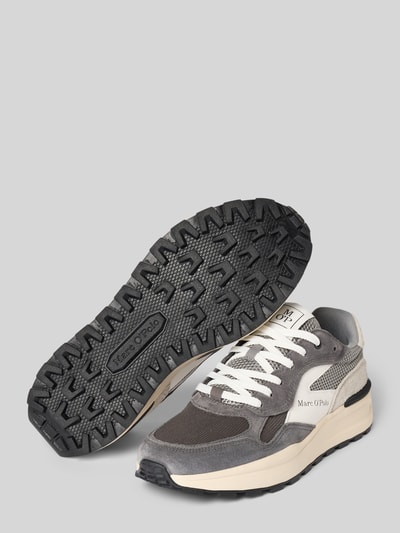 Marc O'Polo Low Top Sneaker aus Rindsvelours Anthrazit 4