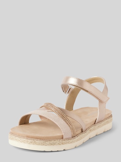 Tom Tailor Sandalen met klittenbandsluiting Roségoud - 1