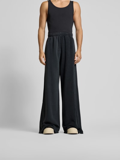 MM6 Maison Margiela Sweatpants mit elastischem Bund Black 4