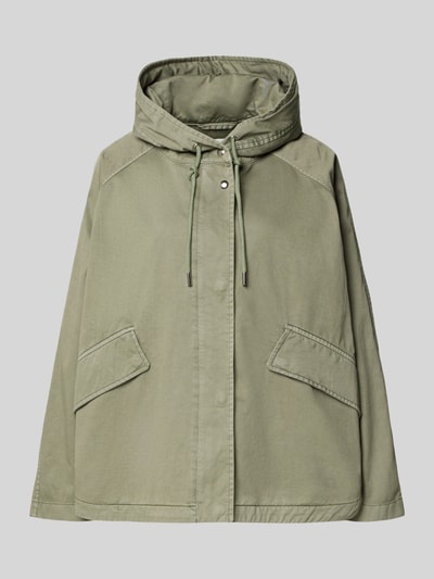 Produktfoto, Regular Fit Jacke aus reiner Baumwolle von Marc O'Polo voor dames in effen kleuren met capuchon en drukknopen, puur katoen