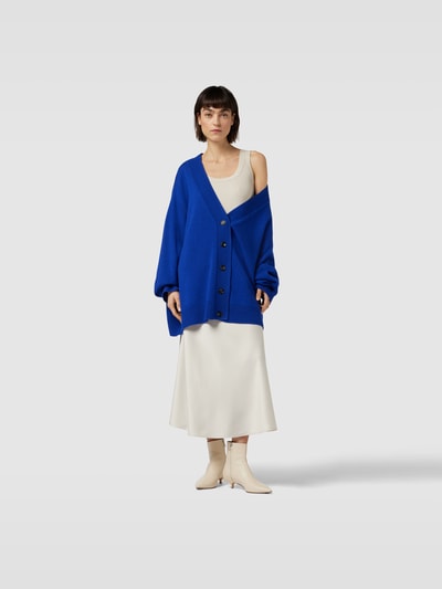 Designers Remix Oversized Cardigan mit V-Ausschnitt Blau 1