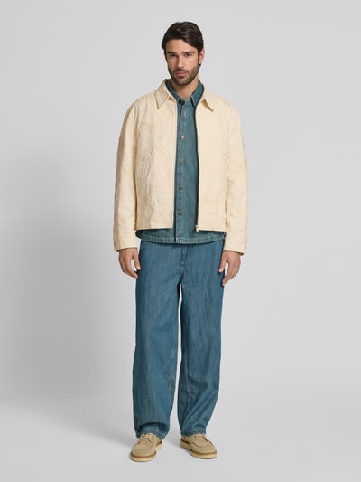 Drykorn Jacke mit Reißverschluss und Eingrifftaschen Modell 'RIKKA' Offwhite 1