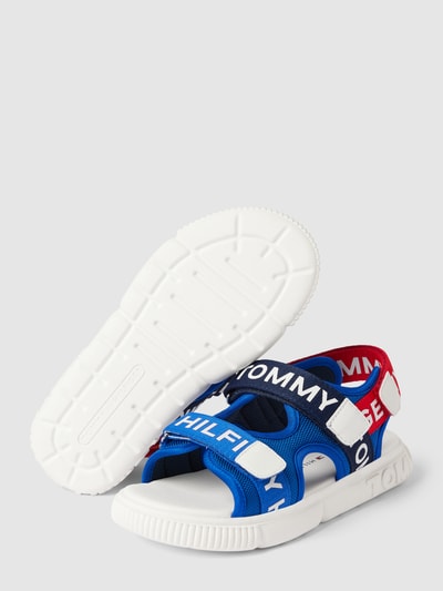 T.Hilfiger Kids Shoes Sandały z detalami z logo model ‘SUNNY’ Granatowy 4