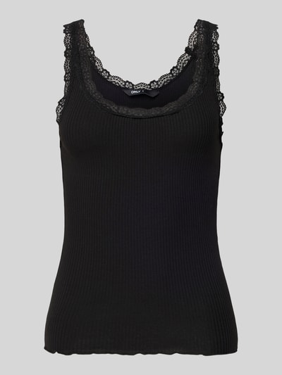 ONLY Slim Fit Tank Top aus Bio-Baumwoll-Mix Modell 'SARA' Black 2
