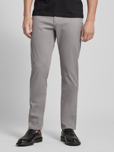 MCNEAL Slim fit broek met achterzakken Middengrijs gemêleerd - 4