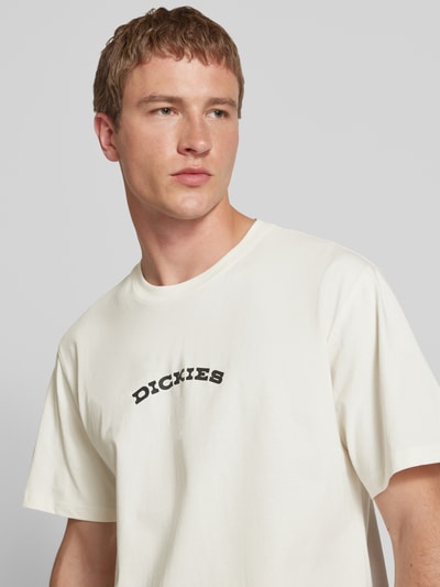 Dickies T-shirt met labelprint Offwhite - 3