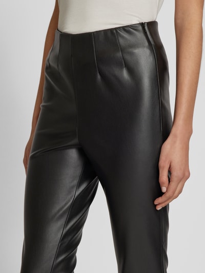 Rich & Royal Super skinny fit broek in leerlook Zwart - 3