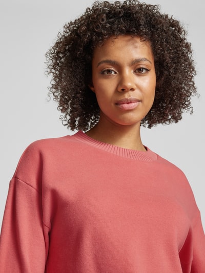 s.Oliver RED LABEL Relaxed fit sweatshirt met geborsteld oppervlak Rosé - 3