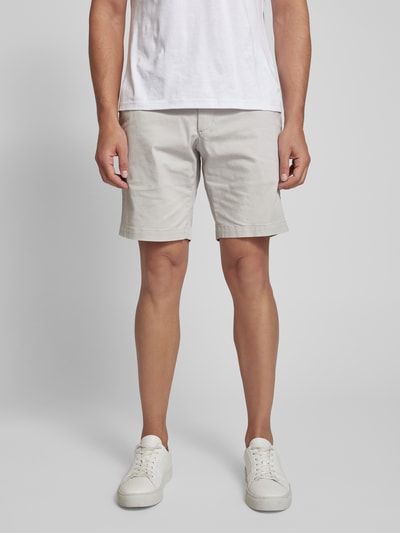 Tommy Hilfiger Bermudas in unifarbenem Design Modell 'BROOKLYN' Hellgrau 4