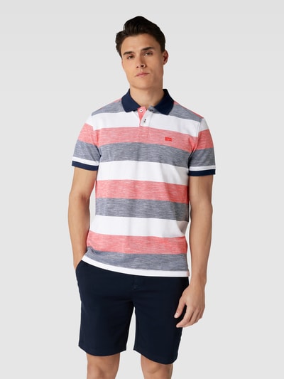 MCNEAL Koszulka polo w stylu Colour Blocking Czerwony 4