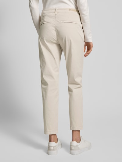 MAC Slim fit chino met verkort model, model 'TURN UP' Offwhite - 5