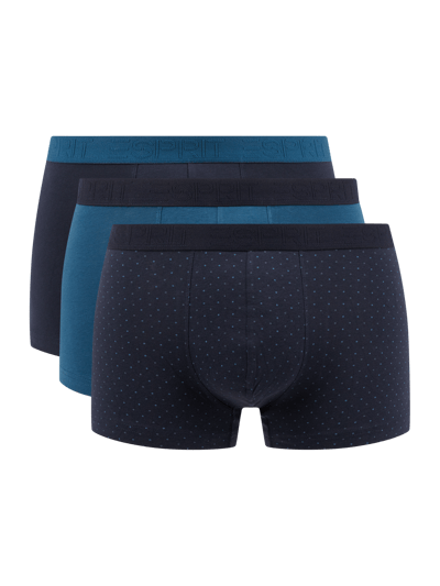 Esprit Boxershort met stretch in set van 3 in petrol online kopen P C