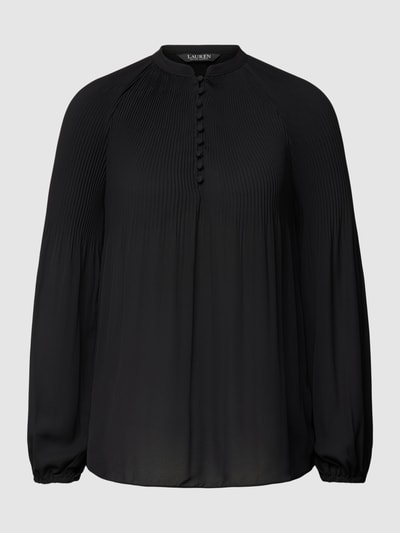 Lauren Ralph Lauren Blusenshirt mit Biesen Modell 'VERSILLA' Black 2