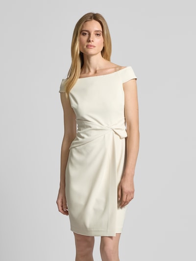 Lauren Ralph Lauren Off-Shoulder-Kleid mit Nahtreißverschluss Ecru 4