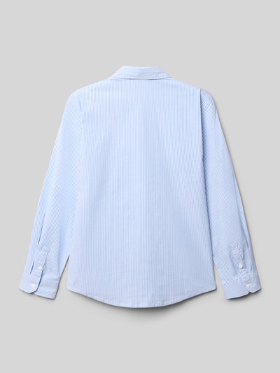 s.Oliver RED LABEL Koszula o kroju regular fit z mieszanki bawełny Błękitny 3