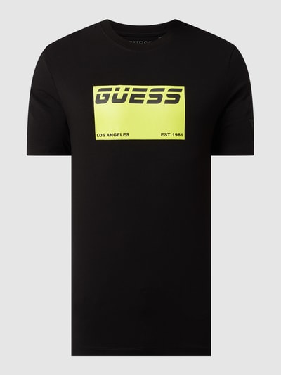 Guess Activewear Regular Fit T-Shirt mit Logo-Print  Black 2