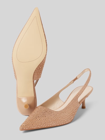 Marc Cain Bags & Shoes Leren pumps met strass-steentjes Rosé - 3