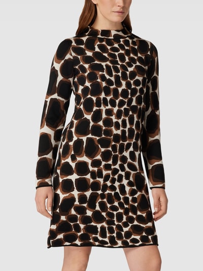 Betty Barclay Knielanges Kleid mit Animal-Print Black 4