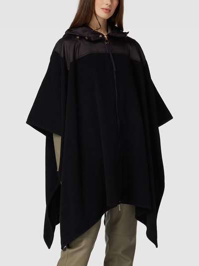 JOOP! Mantel in Poncho-Optik Schwarz 4