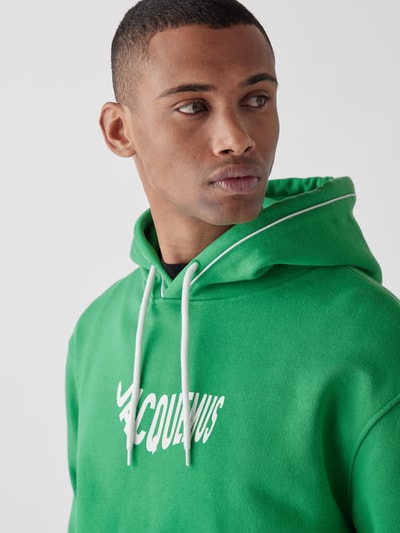 Jacquemus Hoodie mit Label-Print Grün 6