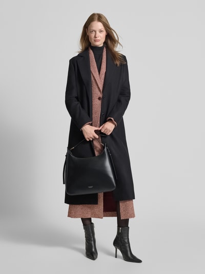 Seidenfelt Torba hobo z detalem z logo model ‘Arvaja’ Czarny 1