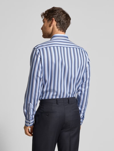 ETERNA Modern Fit Business-Hemd mit Kentkragen Bleu 5