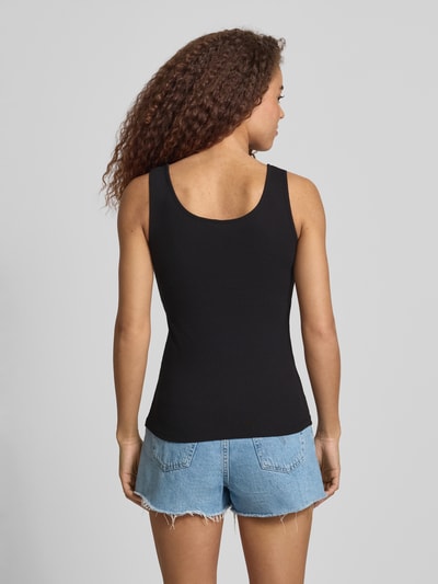 PIECES Slim Fit Tank Top aus Bio-Baumwoll-Mix Modell 'KITTE' Black 5