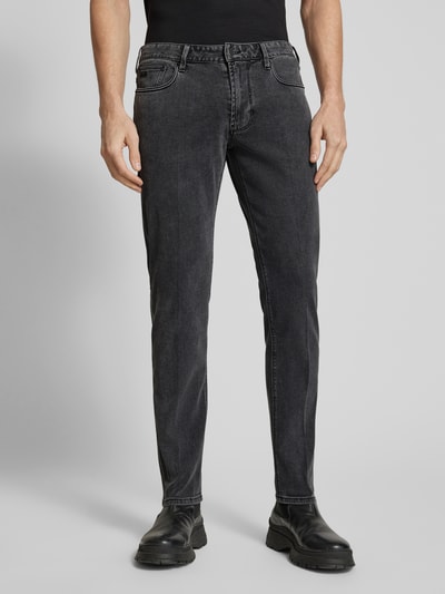 Emporio Armani Regular Fit Jeans im 5-Pocket-Design Hellgrau 4