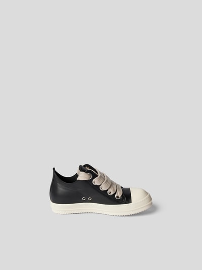 Rick Owens Sneaker aus Leder Schwarz 6