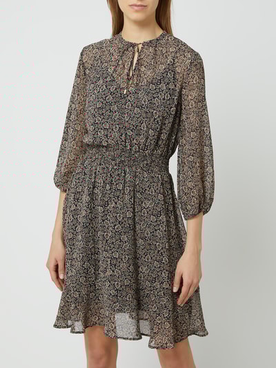 Jake*s Collection Kleid aus Chiffon Schwarz 4