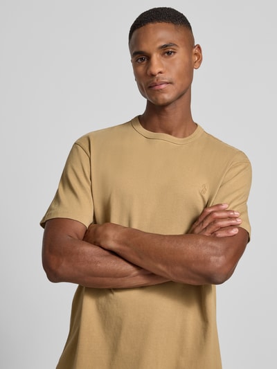 Polo Ralph Lauren Classic Fit T-Shirt mit Label-Stitching Camel 3