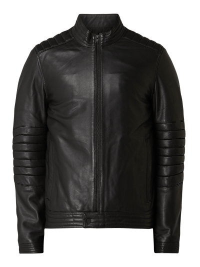 CK Calvin Klein Lederjacke aus Lammnappa Black 2