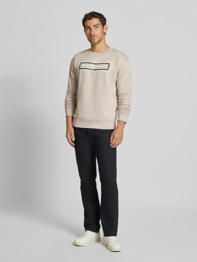 Tom Tailor Denim Regular fit sweatshirt van katoenmix Middengrijs - 1