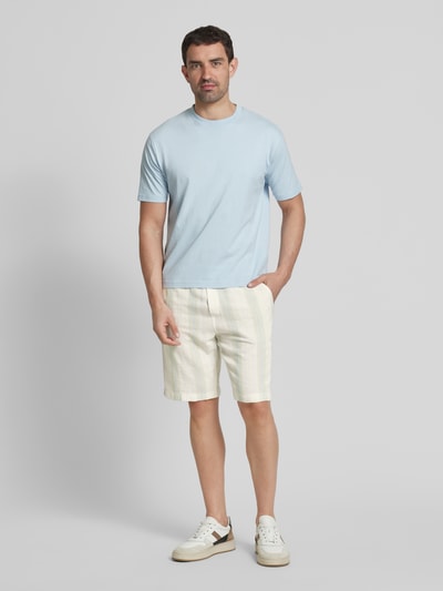 Tom Tailor Denim Relaxed Fit Chinoshorts aus reiner Baumwolle Offwhite 1