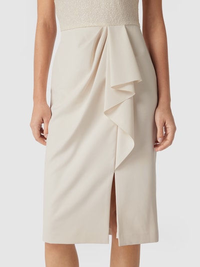 Lauren Ralph Lauren Cocktailkleid mit Paillettenbesatz Ecru 3