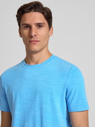 s.Oliver RED LABEL Regular Fit T-Shirt aus Baumwoll-Mix Aqua 3
