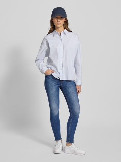 Only Skinny fit jeans van katoenmix, model 'BLUSH' Donkerblauw - 1