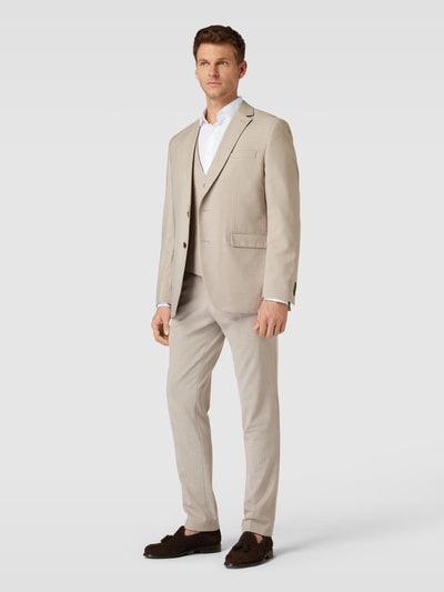 OLYMP Level Five Slim Fit Business-Hemd aus Twill  Weiss 1