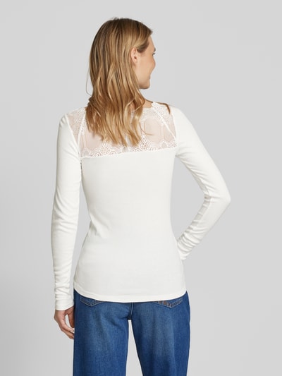 Soyaconcept Longsleeve mit Karree-Ausschnitt Modell 'Ryan' Offwhite 5