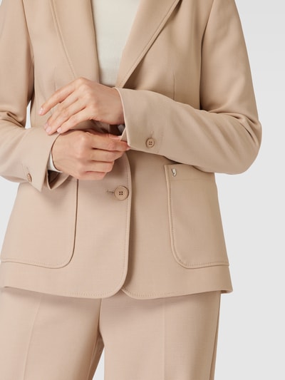 comma Blazer mit Reverskragen Sand 3