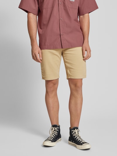 Blend Korte slim fit broek met tunnelkoord, model 'BLIZZARD' Beige - 4